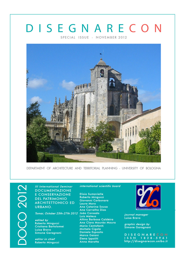 					View Vol. 5, n. 10, Special Issue (2012) - DOCO 2012, edited by R. Mingucci, C. Bartolomei, L. Bravo, S. Garagnani
				